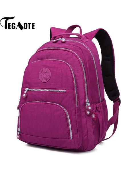 Sırt Çantaları Okul Sırt Çantası Laptop Bagpack Seyahat Çantası, Boyutu: 31X14X42 cm (T0989 Siyah)