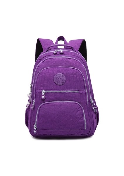 Büyük Kapasiteli Sırt Çantası - Mor (Yurt Dışından)