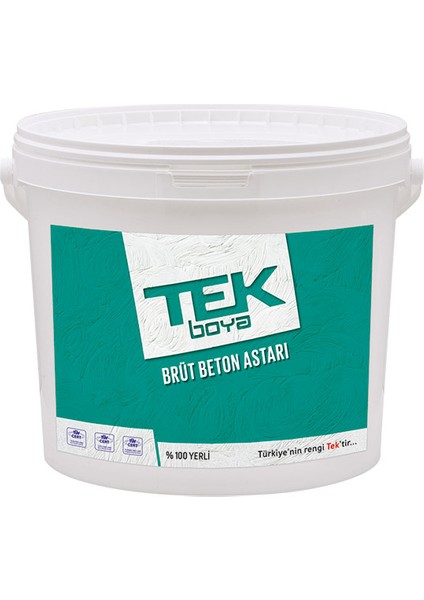 Tek Boya Brüt Beton Astarı 3kg