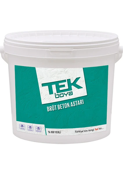 Tek Boya Brüt Beton Astarı 3kg