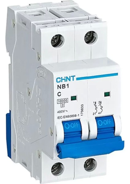 Nb1 Serisi 2X40A C Tipi Otomatik Sigorta 10KA 179833