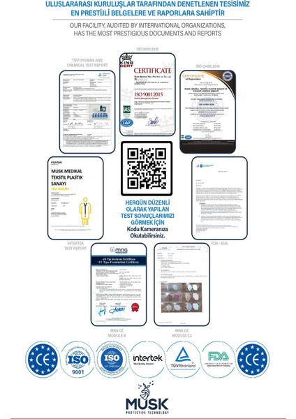 KF94 Kore Tipi N95 Maske Mor Renk 10 Adet modelleri