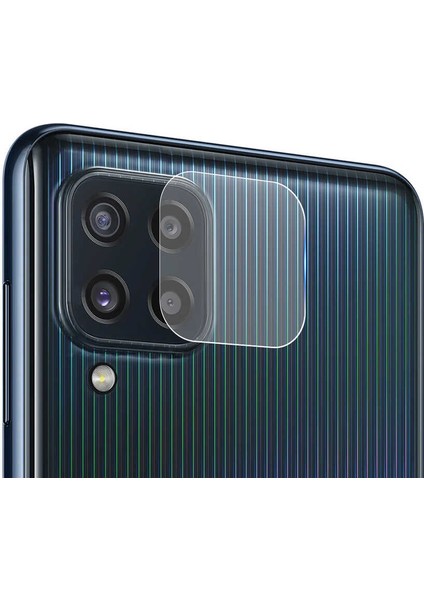 Samsung Galaxy M32 Uyumlu Şeffaf Nano Kamera Lens Koruyucu
