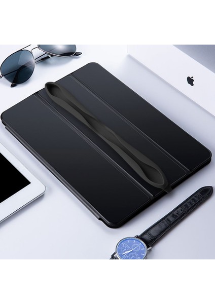 Kapasitif Kalem Silikon Taşınabilir Kılıf Apple Kalem 1/2 (Siyah) fiyatları