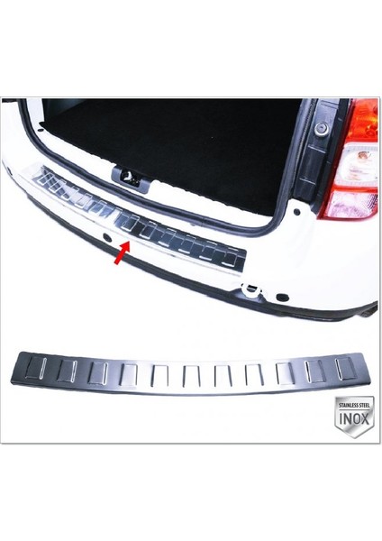 Dacia Duster Krom Arka Tampon Üstü Koruma 2010-2018 Paslanmaz Çelik fiyatları