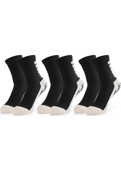 3 Çift Erkek Kaymaz Spor Çoraplar (Yurt Dışından)