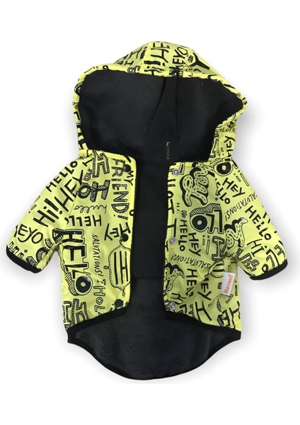 My Friend Raincoat Küçük ve Orta Irk Köpekler İçin Kapüşonlu Yağmurluk Köpek Kıyafeti Sarı Xl fiyatları