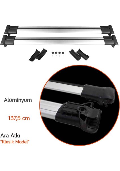 Klasik Ara Atkı Alüminyum 137,5 cm (Renault Trafic) fiyatları