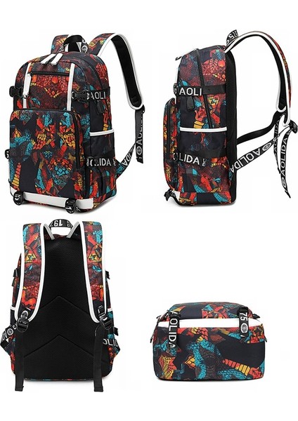 Puluz6101-4 Günlük Sırt Çantası Baskılı Kırmızı (Yurt Dışından) modelleri