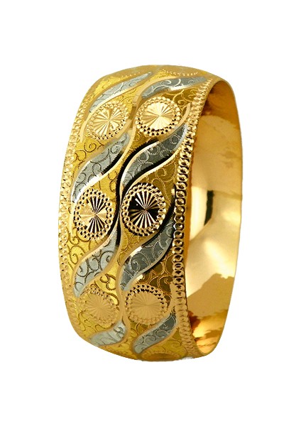 22 Ayar Şarnel 40 gr Mega Bilezik - BLK6354