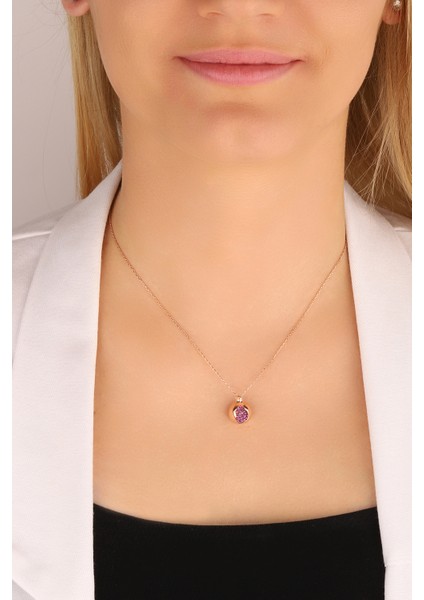 Nar 925 Ayar Gümüş Kolye