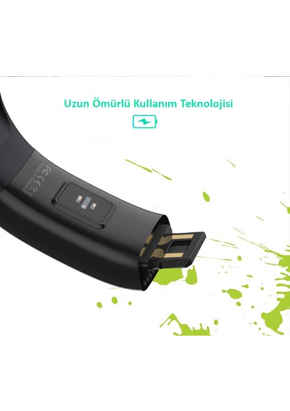 Hı 11 Pro C Akıllı Bileklik - Yeni Nesil Şarj Sistemi Mavi