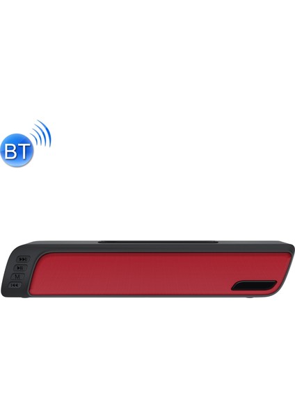 Newrixing NR-7018 Telefon Tutucu ile Açık Taşınabilir Bluetooth Hoparlör, Eller Serbest Arama / Tf Kart / Fm / U Disk (Kırmızı)(Yurt Dışından)