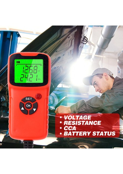Araç Akü Şarj Cihazı Analizörü 12 V 2000CCA Pil Gerilim (Yurt Dışından) indirimleri