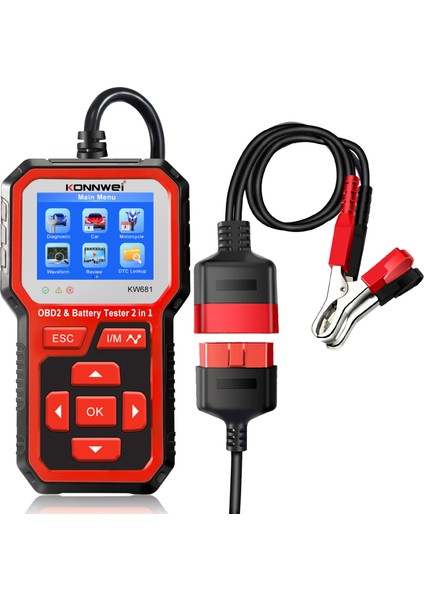 KW681 Araba ve Motrocycle Pil Test Cihazı ve (Yurt Dışından)