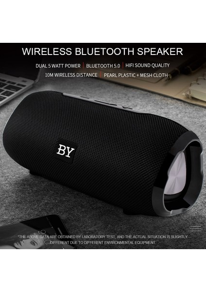 Tf Kart Yuvası ile 3D Stereo Bluetooth Açık Hoparlör Tarafından (Kırmızı)