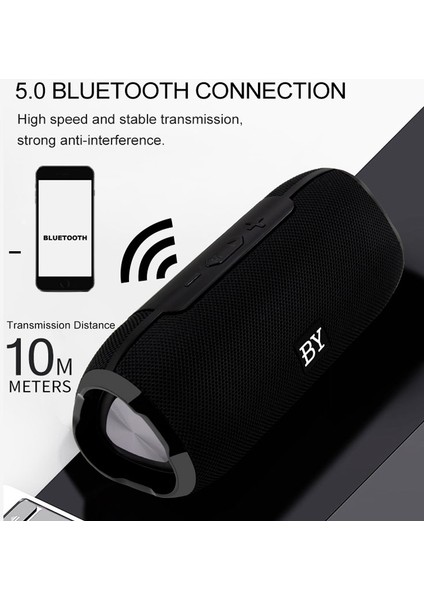 Tf Kart Yuvası (Mavi) ile 3D Stereo Bluetooth Açık Hoparlör Tarafından