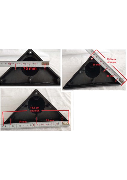 Sena Plastik Ayak Baza Ayağı Koltuk - Kanepe Ayağı Puf-Tv Ünitesi Ayağı 8 Adet 12 cm Siyah Renk indirimleri