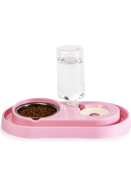 Miapet Hazneli Çelik Taslı Kedi-Köpek Mama ve Su Kabı Seti 1000 ml Açık Pembe fiyatları