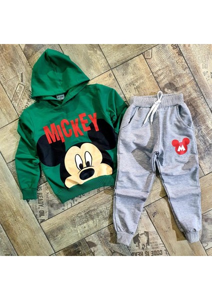 Çocuk Unisex Mickey Alt Üst Eşofman Takım