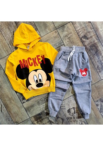 Çocuk Unisex Mickey Alt Üst Eşofman Takım