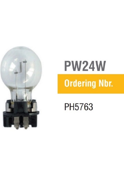 PW24W Oto Halojen Ampul