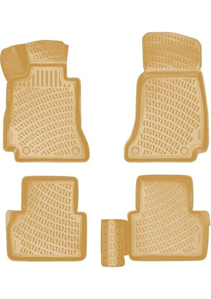 Mercedes E Serisi W213 2016 Sonrası 3D Bej Havuzlu Paspas