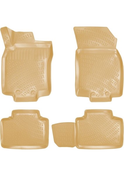 Nissan X-Trail 2013 Sonrası 3D Bej Havuzlu Paspas