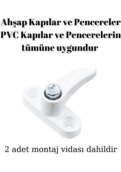 Çelik Emniyet Kilidi Düğmeli Model Pvc Kapı ve Pencere Kilidi