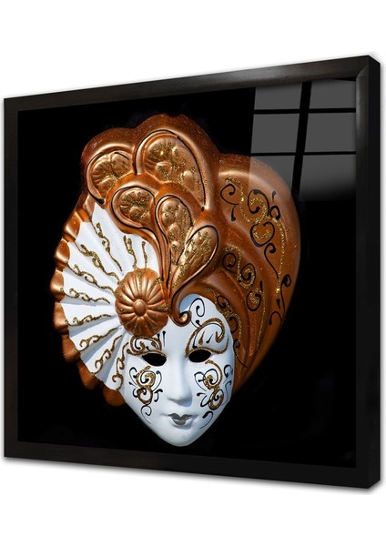 Maske Çerçeveli Cam Tablo