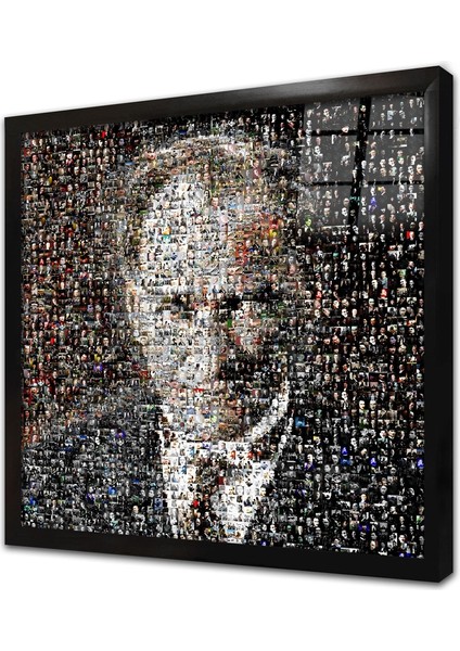Atatürk Çerçeveli Cam Tablo