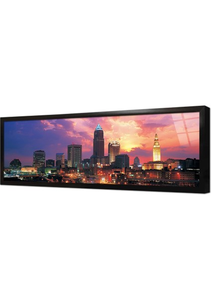 Panoramik Abd Eyalet Iv Çerçeveli Cam Tablo