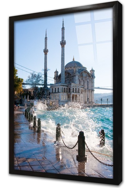 Ortaköy Camii Çerçeveli Cam Tablo