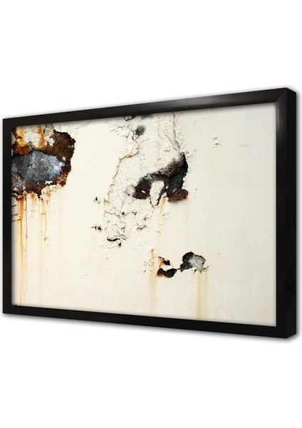 Modern Soyut Tasarım Çerçeveli Cam Tablo