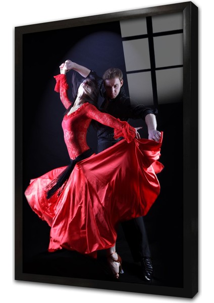 Tango Yapan Çift Çerçeveli Cam Tablo