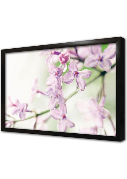 Çiçek Çerçeveli Cam Tablo