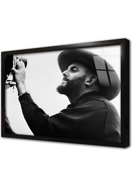 Ansel Adams Çerçeveli Cam Tablo