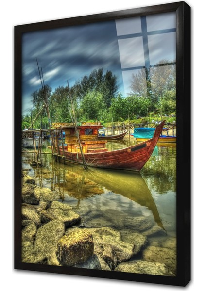 Kayık Çerçeveli Cam Tablo