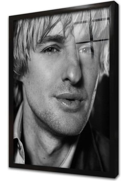 Owen Wilson Çerçeveli Cam Tablo