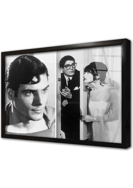 Margot Kidder Suparman Çerçeveli Cam Tablo
