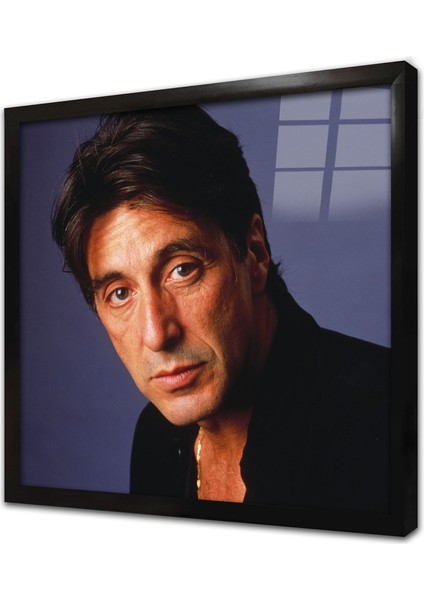 Al Pacino Çerçeveli Cam Tablo