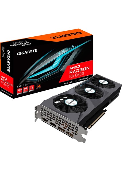 AMD Radeon Rx 6600 Eagle 8GB GDDR6 128Bit Pci-Express 3.0 Ekran Kartı