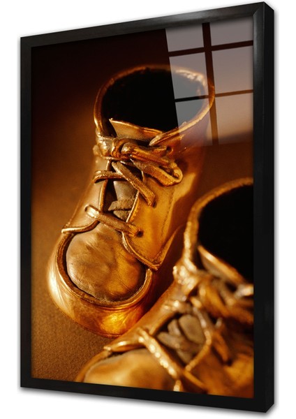 Ayakkabı Çerçeveli Cam Tablo