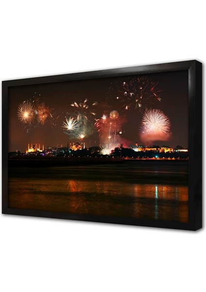 Istanbul Çerçeveli Cam Tablo