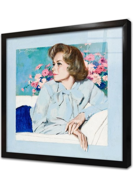 Renkli Pin Up Çerçeveli Cam Tablo