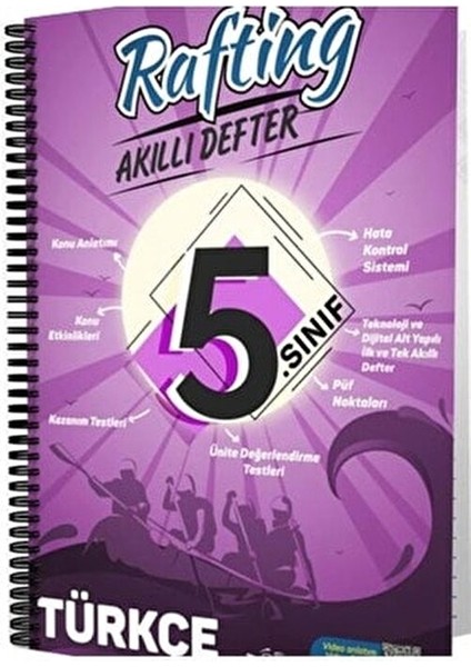 5 Sınıf Türkçe Rafting Akıllı Defter