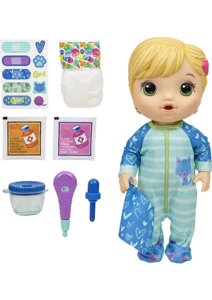 E6937 Baby Alive Bebeğim Hasta Oldu - Sarışın / +3 Yaş fiyatları