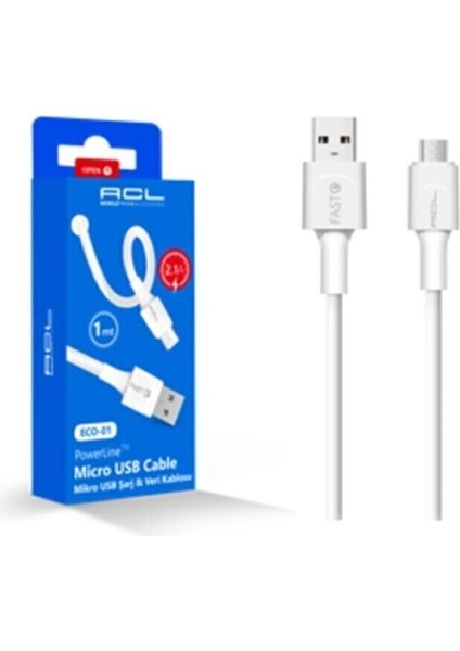 Eco-01 Micro USB Şarj Kablosu