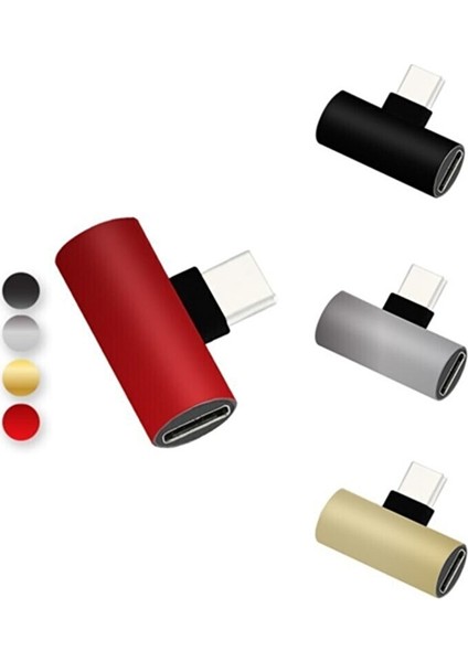 Acpt-05 Type-C'den Type-C Kulaklık ve Şarj Aparatı
