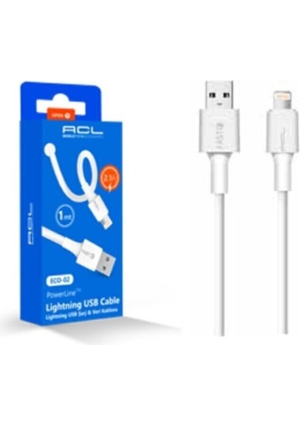 Eco-02 Lightning USB Şarj Kablosu